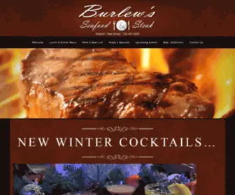 Burlewsseafoodsteak.com(Burlew's Seafood and Steak) Screenshot