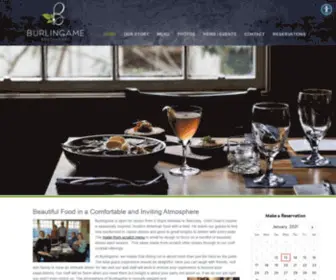 Burlingamerestaurant.com(Restaurant in Fernandina Beach historic district) Screenshot