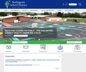 Burlingameschools.org(Burlingame Elem Sch District) Screenshot