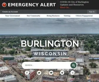 Burlington-WI.gov(Burlington, WI) Screenshot