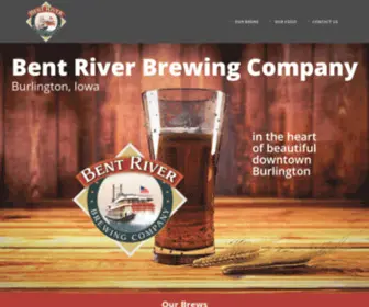 Burlingtonbentriver.com(Burlington Bent River Brewing Company) Screenshot