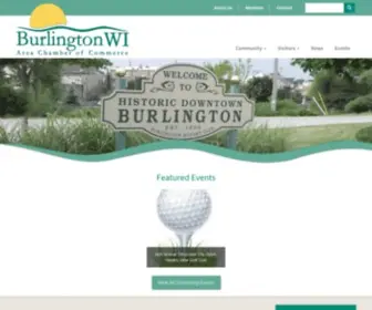 Burlingtonchamber.org(Experience Burlington) Screenshot