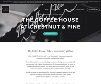 Burlingtoncoffeehouse.com(The Coffee House at Chestnut & Pine) Screenshot