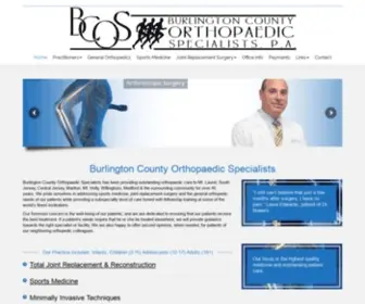 Burlingtoncountyortho.com(Orthopedic Doctors Specializing in South Jersey & Surrounding Areas) Screenshot