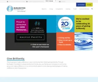 Burlingtonfoundation.org(The Burlington Foundation) Screenshot