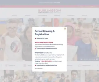 Burlingtonpublicschools.org(Burlington public schools) Screenshot