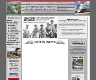 Burlingtonroute.org(The Burlington Route Historical Society) Screenshot