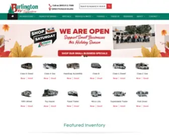 Burlingtonrv.com Screenshot