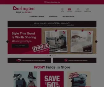 Burlingtonstores.com(Burlington) Screenshot