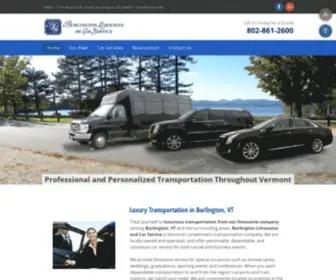 Burlingtonvtlimo.com(Burlington Limousine & Car Service) Screenshot