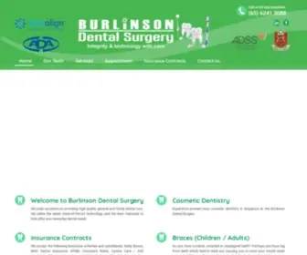 Burlinsondental.com(Burlinson Dental Surgery) Screenshot