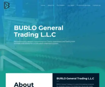 Burlogeneraltrading.com(BURLO General Trading L.L.C) Screenshot