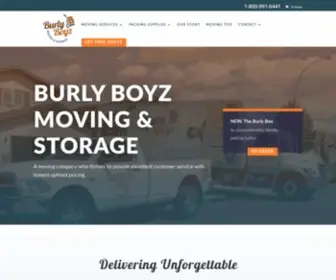 Burlyboyzmoving.com(Local & Long Distance Moving Company) Screenshot