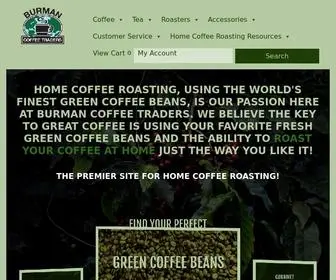 Burmancoffee.com(Buy Green Coffee Beans Online) Screenshot