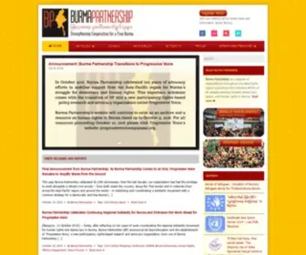 Burmapartnership.org(Burma Partnership) Screenshot