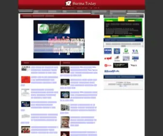 Burmatoday.net(Burma Today) Screenshot