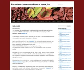 Burmeisterjohannsen.com(Harlan Funeral Home) Screenshot