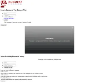 Burmeselesson.com(Contact Support) Screenshot