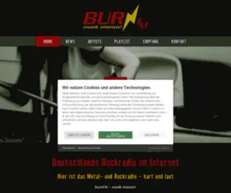 Burn-FM.de(Rockradio online hören) Screenshot