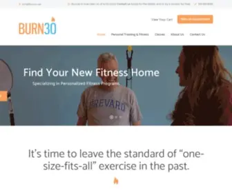 Burn30.net(Burn30 Personal Fitness Training in Lemoyne) Screenshot