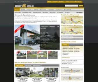 Burnabyhouse.ca(View all current house listings and detailed property information) Screenshot