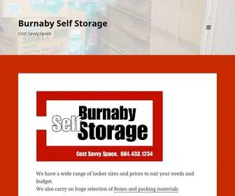 Burnabyselfstorage.net(Cost Savvy Space) Screenshot