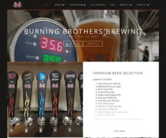 Burnbrosbrew.com(Burning Brothers Brewing) Screenshot