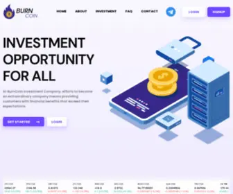 Burncoin.biz(BURNCOIN INVESTMENT COMPANY) Screenshot