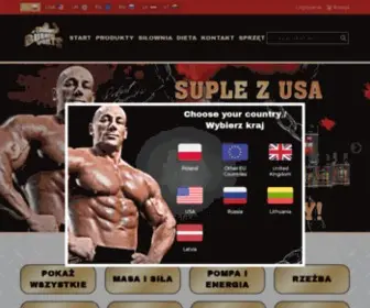 Burneikasports.com(Suplementy, odżywki i akcesoria dla kulturystów) Screenshot