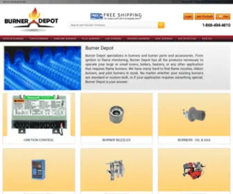 Burnerdepot.com(Burner Depot) Screenshot