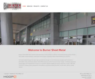 Burnersheetmetal.com(Burner Sheet Metal) Screenshot