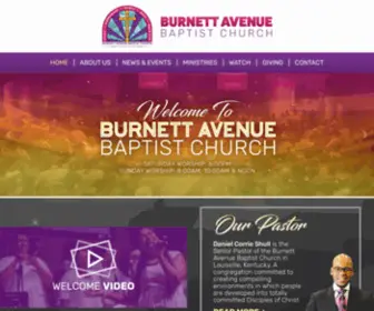 Burnettavebapt.com(Burnett Avenue Baptist Church) Screenshot
