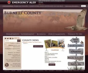 Burnettcounty.com(Burnett County) Screenshot