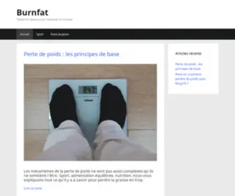 Burnfat.fr(Brûleurs de graisse et perte de poids) Screenshot