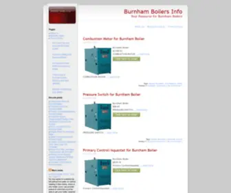 Burnhamboilersinfo.com(Burnham Boilers Info) Screenshot