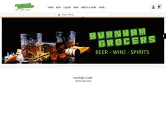 Burnhamliquors.com(Burnham Liquors) Screenshot