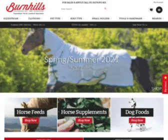 Burnhills.com(Equestrian) Screenshot