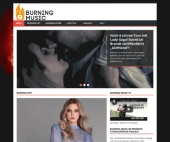 Burning-Music.de(Dein Online MusikMagazin) Screenshot