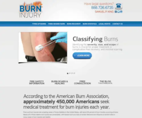 Burninjuryguide.com(Burn Injury Guide) Screenshot