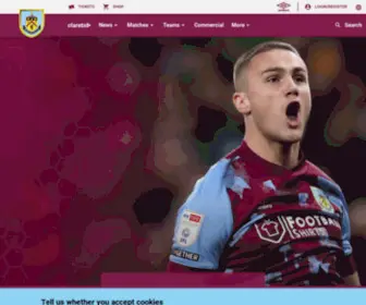 Burnleyfootballclub.com(Burnley Football Club) Screenshot