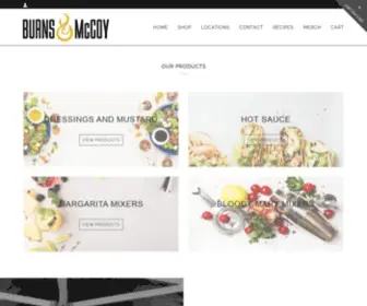 Burnsandmccoy.com(Burns and McCoy Sauce Company) Screenshot