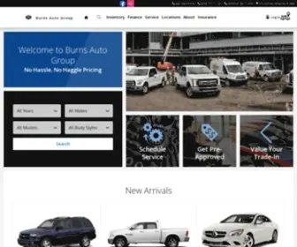 Burnsautogroup.com(Visit Burns Auto Group today for all of your truck) Screenshot