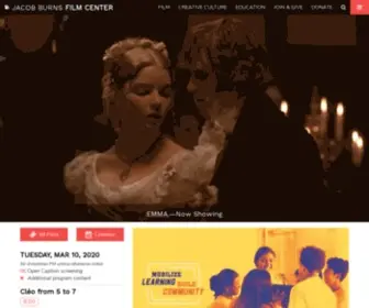 Burnsfilmcenter.org(Jacob Burns Film Center) Screenshot