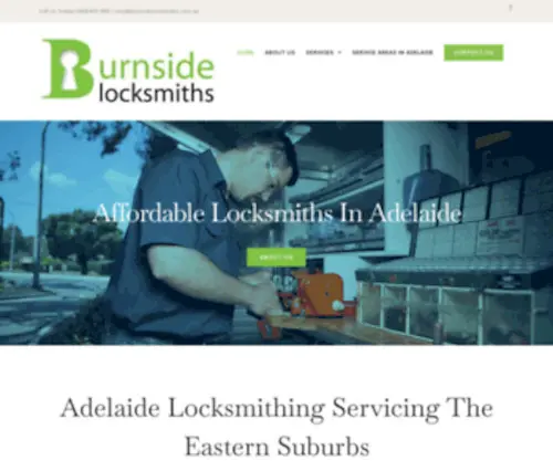 Burnsidelocksmiths.com.au(Locksmiths Adelaide) Screenshot