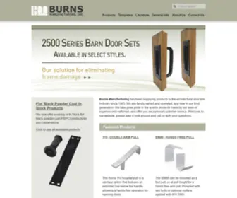 Burnsmfg.com(Burns Manufacturing) Screenshot