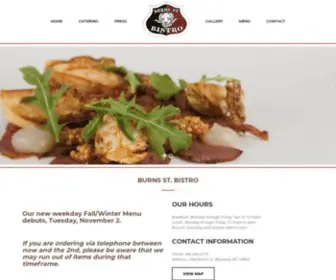 Burnsstbistro.com(Burns St) Screenshot