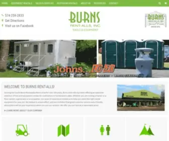 Burnstoolrentals.com(Burns Rent) Screenshot