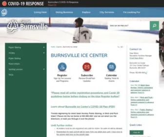 Burnsvilleicecenter.org(Burnsville Ice Center) Screenshot