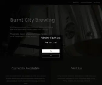 Burntcitybrewing.com(Burnt City Brewing) Screenshot
