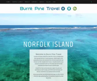 Burntpinetravel.com(Burnt Pine Travel) Screenshot